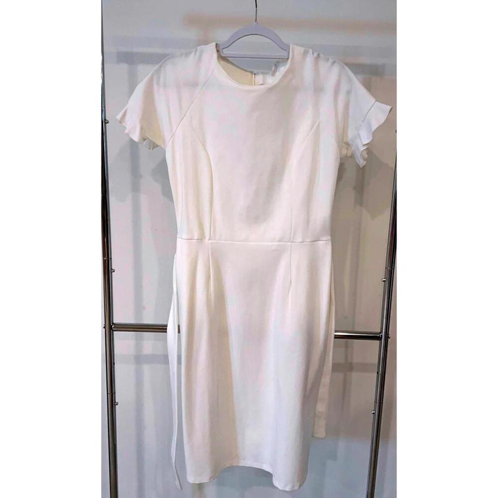 Elegant White Dress by Brigitte Brianna,size L